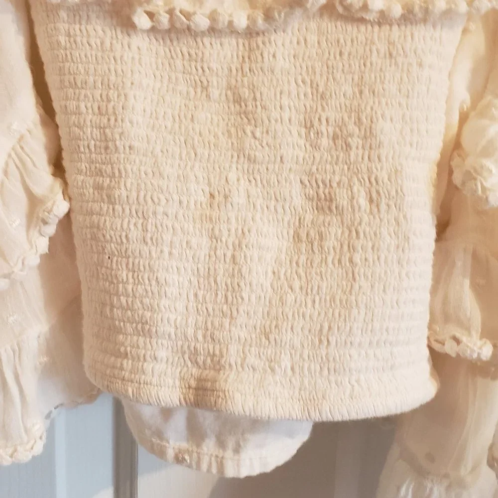 American Eagle Boho Crop Top Large - Picture 5 of 7